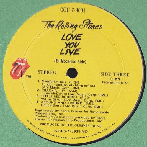 The Rolling Stones : Love You Live (2xLP, Album, MO )