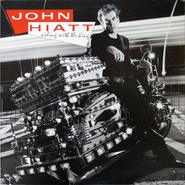 John Hiatt : Riding With The King (LP, Album, All)
