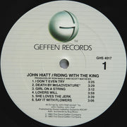 John Hiatt : Riding With The King (LP, Album, All)