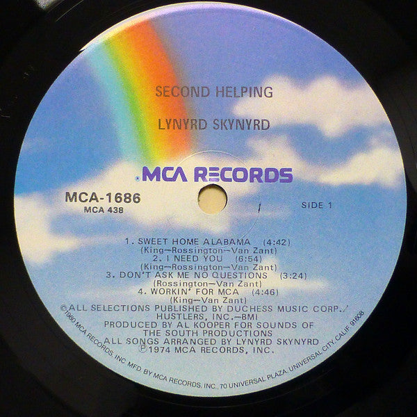 Lynyrd Skynyrd : Second Helping (LP, Album, RP)