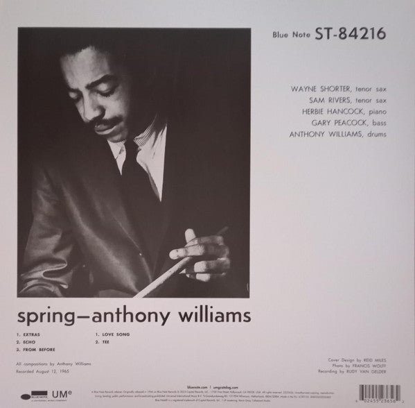 Buy Anthony Williams : Spring (LP, Album, RE, 180) Online for a