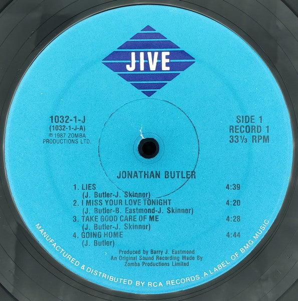 Jonathan Butler : Jonathan Butler (2xLP, Album, Hau)