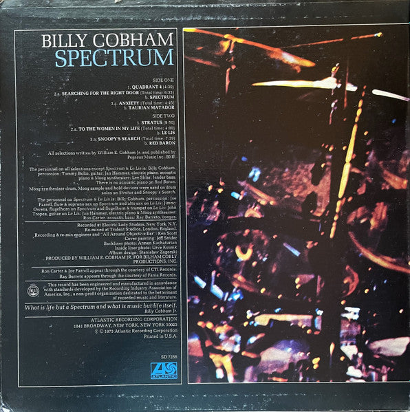 Billy Cobham : Spectrum (LP, Album, RE, MO )