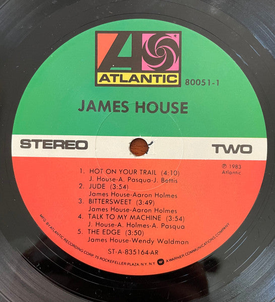 James House : James House (LP, Album, All)