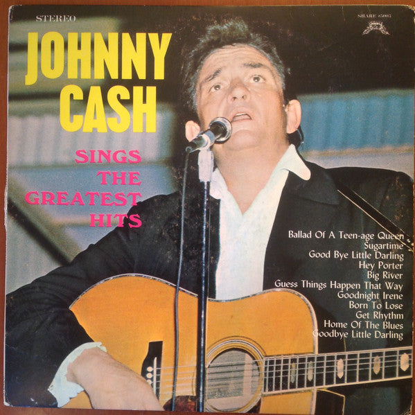 Johnny Cash : Sings The Greatest Hits (LP, Comp)