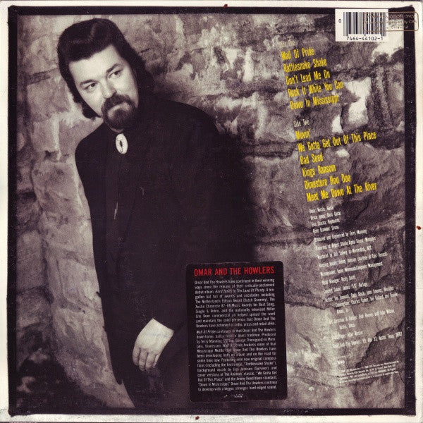 Omar And The Howlers : Wall Of Pride (LP, Album, Car)