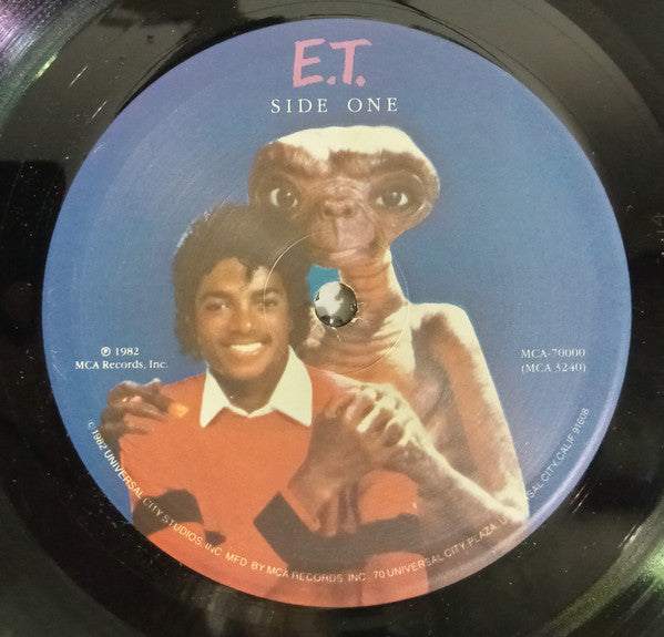 Michael Jackson / John Williams (4) : E.T. The Extra-Terrestrial (LP, Album, S/Edition, Pin + Box)