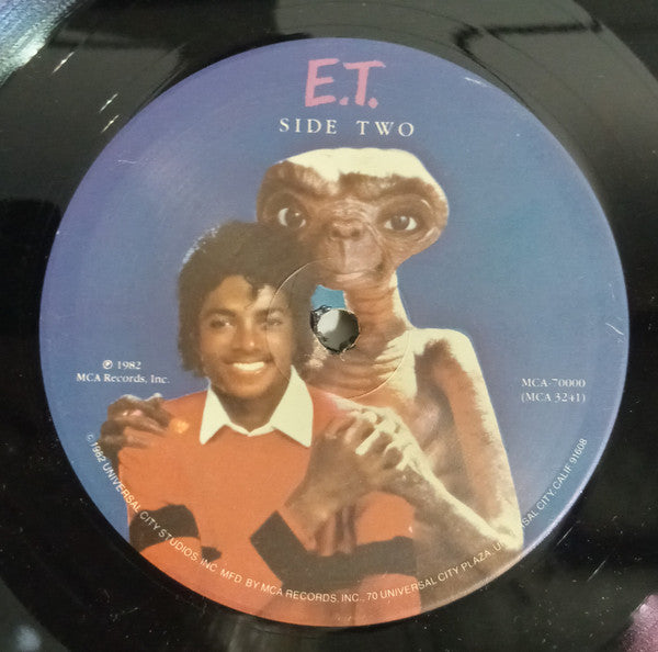 Michael Jackson / John Williams (4) : E.T. The Extra-Terrestrial (LP, Album, S/Edition, Pin + Box)