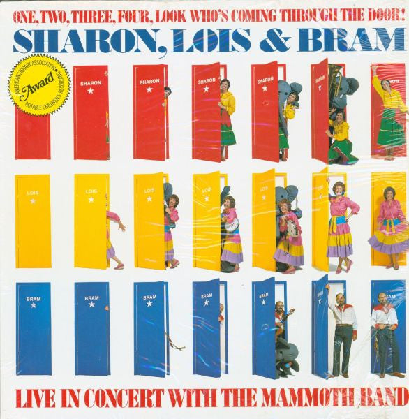 Sharon, Lois & Bram : One, Two, Three, Four, Look Who's Coming Through The Door! (LP, Album)