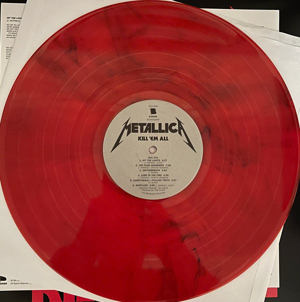 Metallica : Kill 'Em All (LP, Album, Ltd, RE, RM, RP, Red)