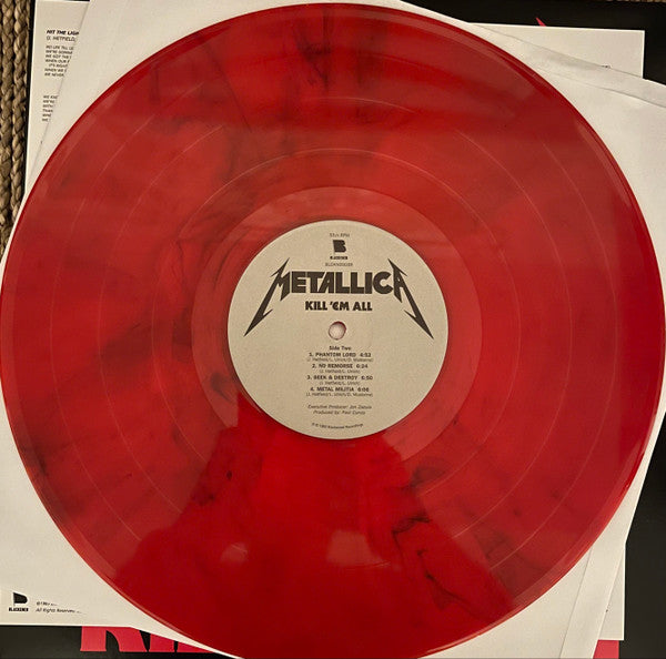 Metallica : Kill 'Em All (LP, Album, Ltd, RE, RM, RP, Red)