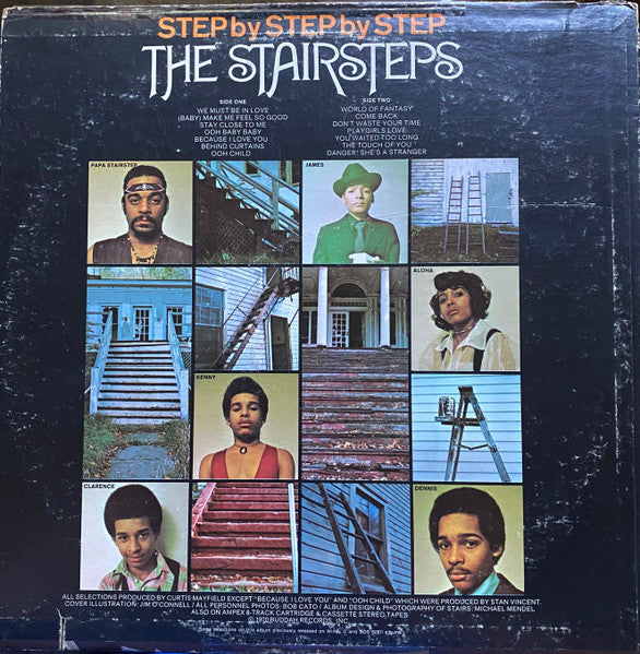 Five Stairsteps : Step By Step By Step (LP, Album, Comp)