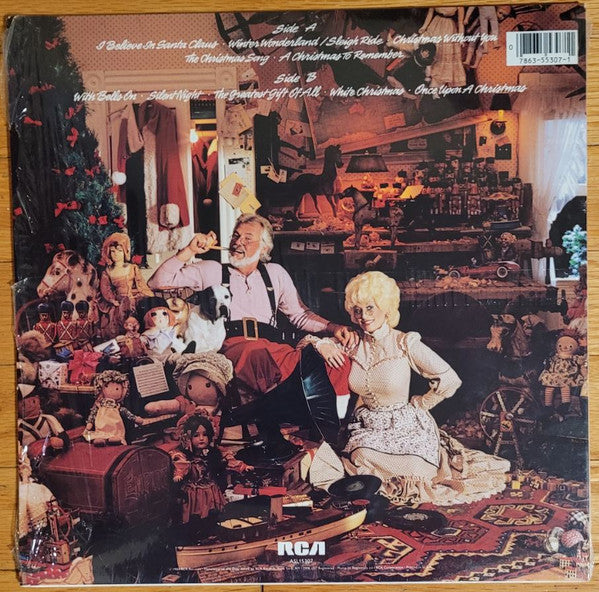 Kenny* & Dolly* : Once Upon A Christmas (LP, Album)