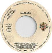 Madonna : Vogue (7", Promo)