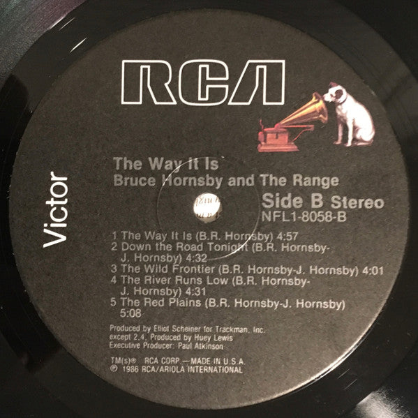 Bruce Hornsby And The Range : The Way It Is (LP, Album, Ind)