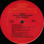 Tony Bennett : More Tony's Greatest Hits (LP, Comp, RE)