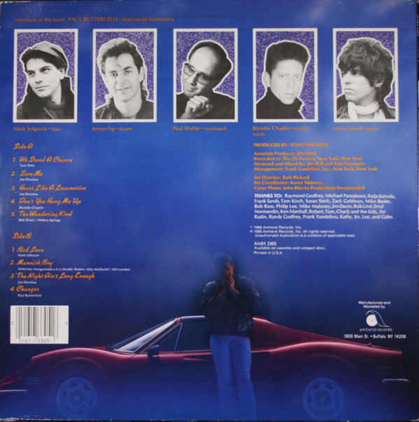Paul Butterfield : The Legendary Paul Butterfield Rides Again (LP, Album)