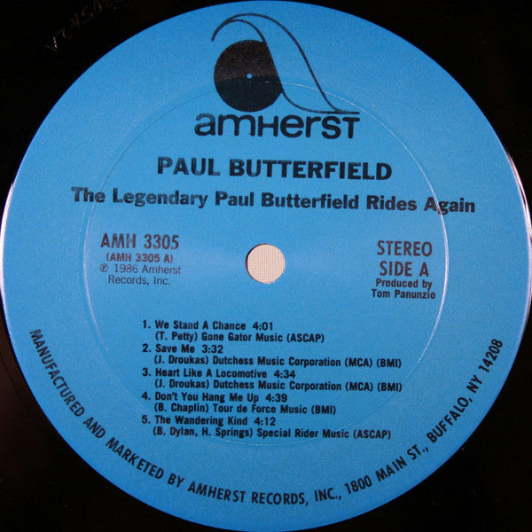 Buy Paul Butterfield : The Legendary Paul Butterfield Rides Again