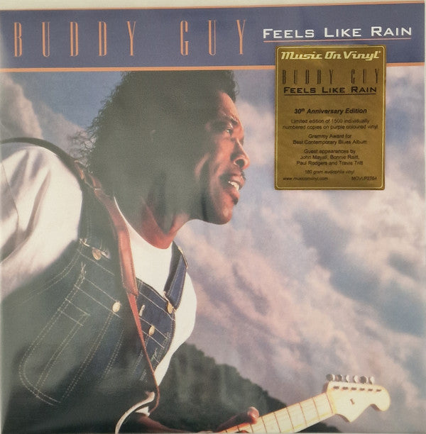 Buddy Guy : Feels Like Rain (LP, Album, RE, RM, Pur)