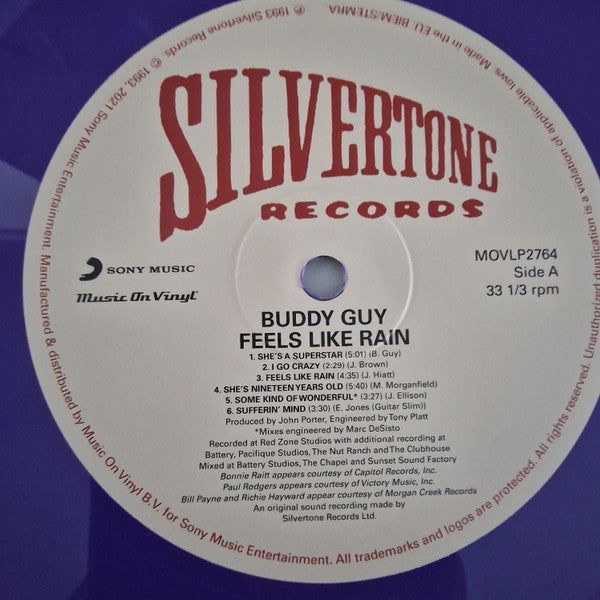 Buddy Guy : Feels Like Rain (LP, Album, Ltd, RE, RM, RP, Pur)
