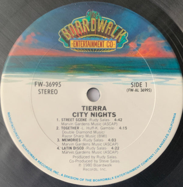 Tierra : City Nights (LP, Album, San)