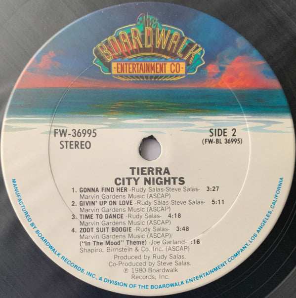 Tierra : City Nights (LP, Album, San)