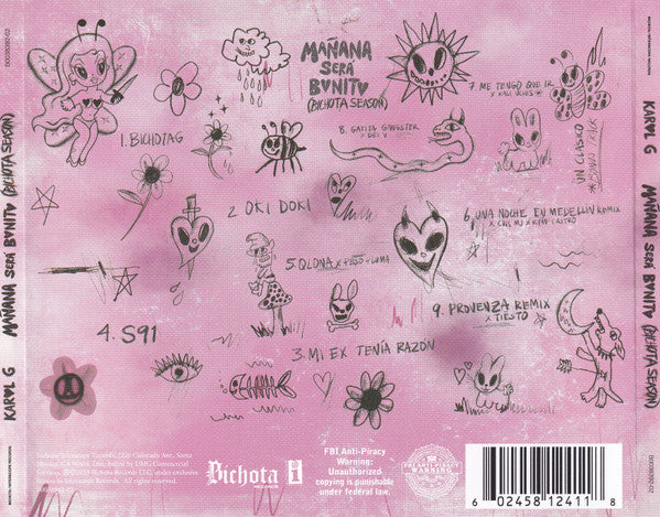 Karol G : Mañana Será Bonito (Bichota Season) (CD, Album)
