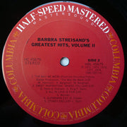 Barbra Streisand : Barbra Streisand's Greatest Hits, Volume II (LP, Comp, RE, RM, Ter)