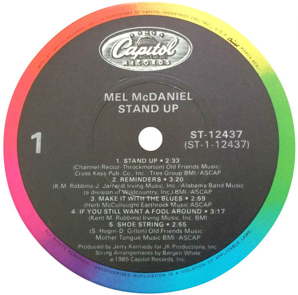 Mel McDaniel : Stand Up (LP, Album)