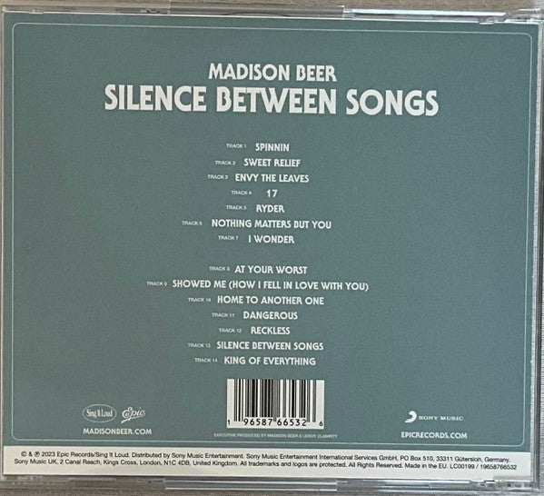 Madison Beer : Silence Between Songs (CD, Album)
