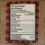 Boldy James & Nicholas Craven : Fair Exchange No Robbery (Instrumentals) (LP, Ltd, Num, Cle)
