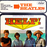 The Beatles : Help! (7", EP, Mono, RE)
