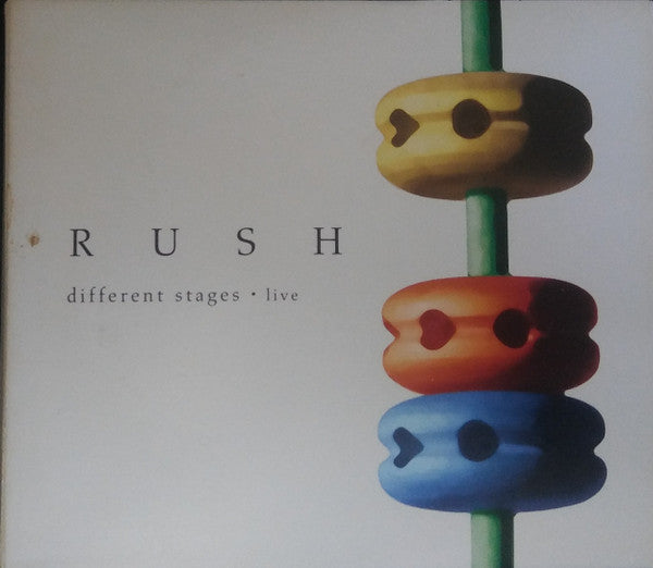 Rush : Different Stages · Live (3xCD, Album, Enh, RP, Cin)