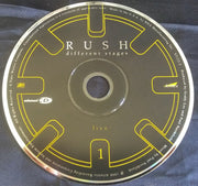 Rush : Different Stages · Live (3xCD, Album, Enh, RP, Cin)