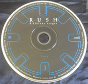Rush : Different Stages · Live (3xCD, Album, Enh, RP, Cin)