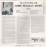 Gerry Mulligan And His Sextet : Mainstream Of Jazz Vol. 3 (LP, Album, Mono)