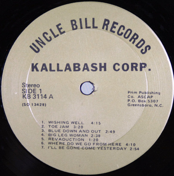Kallabash Corp. : Kallabash Corp. (LP, Album)