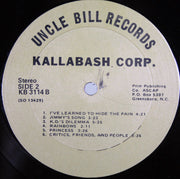 Kallabash Corp. : Kallabash Corp. (LP, Album)