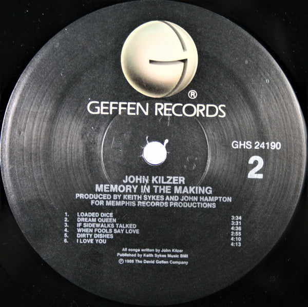 John Kilzer : Memory In The Making (LP, Album)