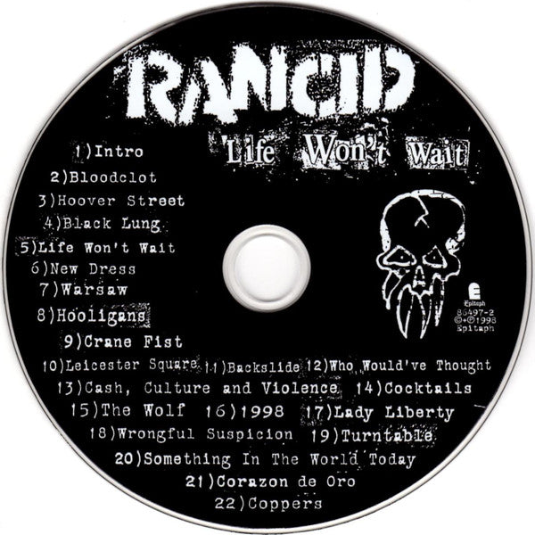 Rancid : Life Won't Wait (CD, Album, Dig)