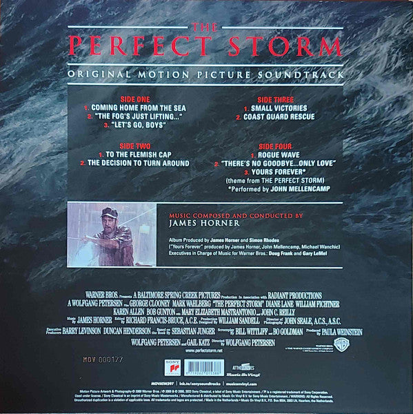 James Horner : The Perfect Storm (Original Motion Picture Soundtrack) (2xLP, Ltd, Num, Red)