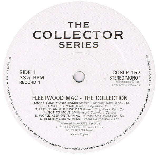 Fleetwood Mac : The Collection (2xLP, Album, Comp, Mono, Gat)