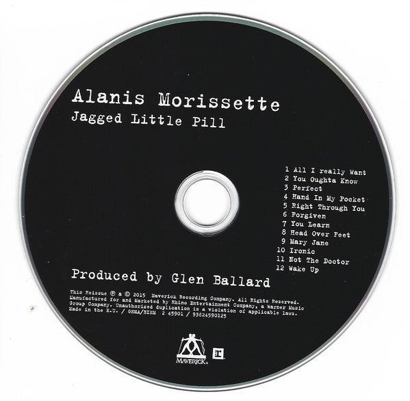 Alanis Morissette : Jagged Little Pill (CD, Album, RE)