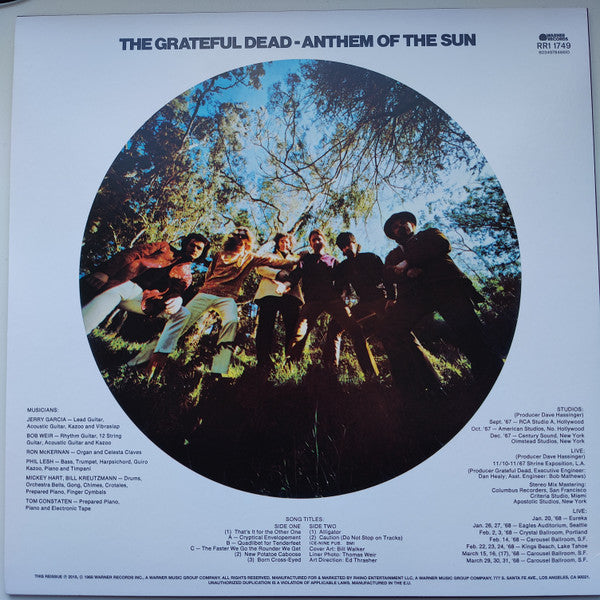 The Grateful Dead : Anthem Of The Sun (LP, Album, RE, RM, 180)