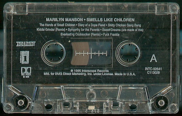 Marilyn Manson : Smells Like Children (Cass, EP, Club)