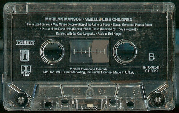 Marilyn Manson : Smells Like Children (Cass, EP, Club)