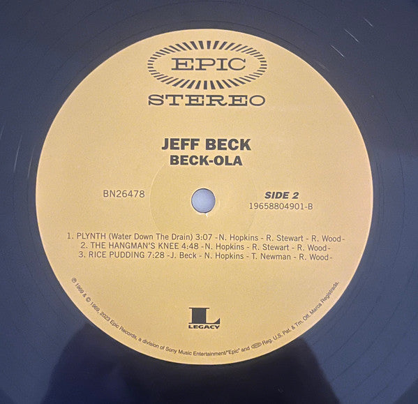 Jeff Beck Group : Beck-Ola (LP, Album, RE)