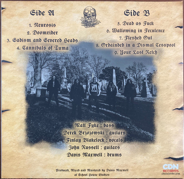 Last Retch : Sadism And Severed Heads (LP, Bla)