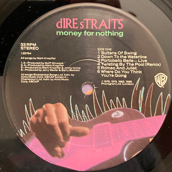 Dire Straits : Money For Nothing (LP, Comp, Spe)