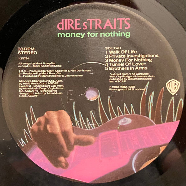 Dire Straits : Money For Nothing (LP, Comp, Spe)